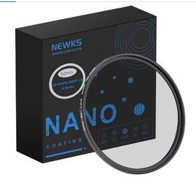 10102396 Neewer Newks 52mm Soft White Diffusion 1/4 Filter Mist Dreamy Cinematic Effect