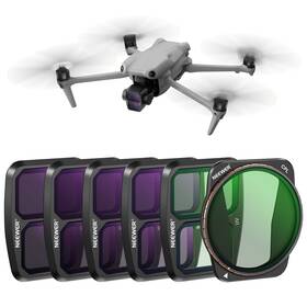 10102902 Neewer 6 Pack Nd8 Nd16 Nd32 Nd64 Cpl Uv Filter Set Compatible With Dji Air 3