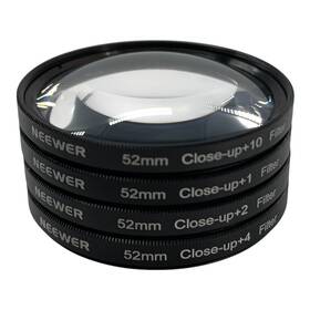 10103023 Neewer 52mm Macro Close Up Lens Filter Kit 1 2 4 10 Pieces Of Magnifying
