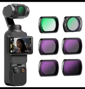 10103329 Neewer 6 Pack Magnetic Nd Cpl Uv Filter Set Compatible With Dji Osmo Pocket 3