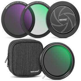 10103416 Neewer 82mm Versatile Magnetic Nd Filter Kit With Lens Cap Water Repellent Bag