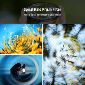 Neewer 191073085237 Spiral Halo Camera Lens Filter 77mm Closeout