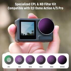 Neewer 191073095670 Cpl And Nd Filter Compatible With Dji Osmo Action 4/action 5 Pro 6 Pack