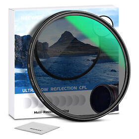10100276 Neewer 58mm Cpl Filter Circular Polarizer Lens With Multi-resistant Coat