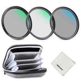 Neewer 921268816131 Nw Series Ad 82mm Filter Kit - Uv/cpl/nd4 With Case