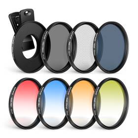 Nd32 Neewer 976831833879 Nw Series Bd 52mm Filter Set With Phone Clamp Nd32/cpl/star/grad