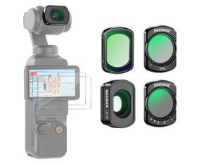 Fl-c16 Neewer Magnetic Filter Set For Dji Osmo Pocket 3 -var Nd Cpl Wide Angle