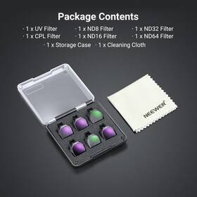 Fl-n71 Neewer Uv Cpl Nd Filter Set Compatible With Dji Neo 2 Only 6 Pack Snap On