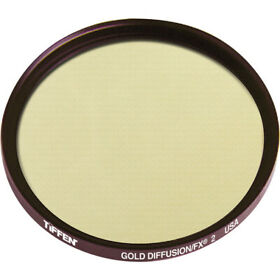 New Tiffen 52mm Gold Diffusion Fx 2 Glass Filter Mfr #52gdfx2