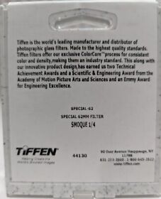 62smq14 New Tiffen 62mm Smoque 1/4 Filter Atmosphere Diffusion Filters Custom Made
