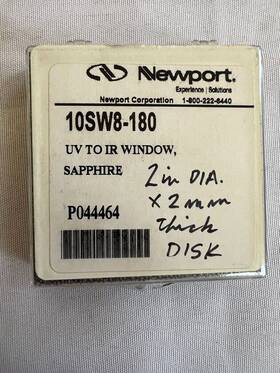 10sw8-180 Newport #10sw8-180 Uv To Ir Window Sapphire