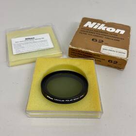 Nikon 018208023912 Circular Polar 62mm Filter Made In Japan With Case And Box - Near Mint