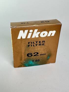 2373 Nikon 62mm Y48 Yellow Filter 2373 Nikon 62mm Y48 Yellow Filter