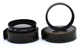 Chi72924 Nikon Used Close-up Lens No. 1 And No.2 For F Chi72924 Nikon Used Close-up Lens No. 1 And No.2 For F