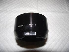 Hs-10 Nikon Metal Lens Hood For 85mm F2 And 105mm F2.5 Lenses