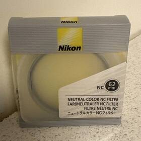 Nc-62 Nikon Neutral Color Lens Filter 62mm Screw-on Multi-coating Japan