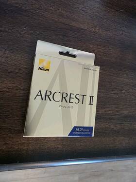 Nia2pf82 Nikon Arcrest Ii Protection Filter 82mm Usa Model Mint