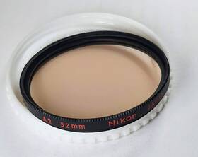 Nka2 Nikon Nikkor 52mm A2 81a 81-a Warming Glass Lens Filter Japan 52 Mm With Case