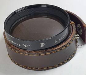 Nikon Nkf 1 Nikkor F 52mm Close-up No.1 Glass Lens Filter Japan 52 Mm With Case