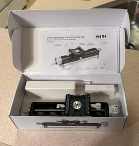 Nm-180s Nisi 498530 Macro Focusing Rail With 360 Degree Rotating Clamp -free Shipping Nm-180s Nisi 498530 Macro Focusing Rail With 360 Degree Rotating Clamp -free Shipping