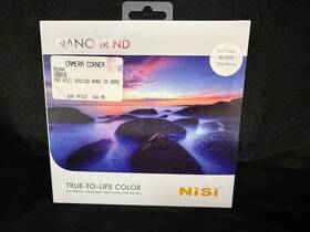 3-stop Nisi 971634243078 Ir Nd8 100x100mm Nano Nd 0.9 Filter Neutral Density Square Glass