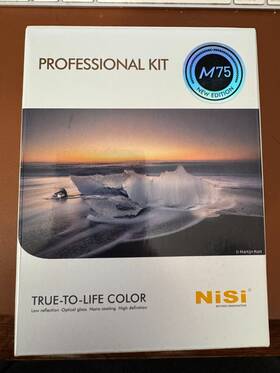 Nisi 971634248905 Filter 75mm Professional Kit With Cpl M75 Holder Gnd Nd