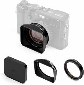 X100 Nisi 972949378813 Nc Uv Filter Metal Lens Hood And Cap Fuji Series-black