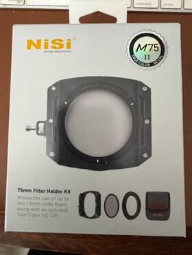 N-777789 Nisi M75-ii 75mm Filter Holder With True Color Nc Cpl - Optics Usa