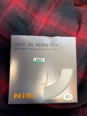 55084 Nisi Optics Usa Huc Pro Nano Ir Nd64 Cpl 82mm Filter - Used Excellent