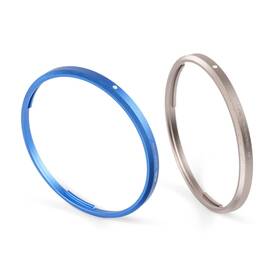 N-368278 Nisi Optics Usa Ring Cap Kit For Ricoh Gr Iv Royal Blue And Titanium Gray -