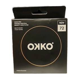 Ok-pndv-72 Okko 72mm Pro Neutral Density Nd Variable Filter Premium Quality -