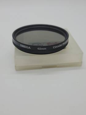 Omega 012240164790 62mm Circular Polarizer Filter Japan