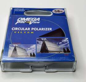 Cpl58o Omega Genuine 58mm Circular Polarizer Cpl Glass Lens Filter Made In Japan 58 Mm