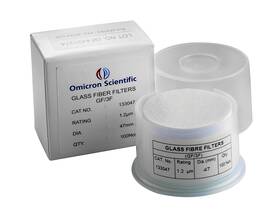 133047 Omicron Borosilicate Glass Fiber Binder Free Filter 1.2 M 47 Mm