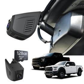 Mode-number-ford-002 Onestopguard 686585435330 F150 Dash Cam 4k Camera For Ford F150/f250/f350 Oem-style Breeze Inst