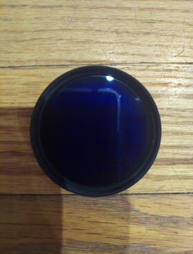 B390 Optima 48mm Blue Glass Camera Lens Filter - Uv Pass Bandpass Optical Japan