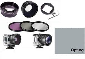 Hero7 Optura Hd 751009507617 For Gopro Hero3 Hero4 Hero5 Hero6 Black Wide Angle Lens Telephoto Zoom