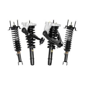 164368 Oredy 4pc Front And Rear Complete Struts Kit With Control Arm Assembly For 2001