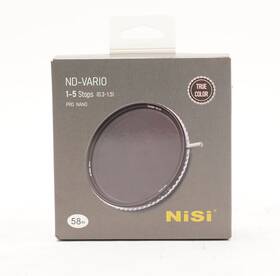 Nirtcvnd58 Other Nisi 58mm True Color Nd-vario Pro Nano 1-5 Stops Variable Nd Filter