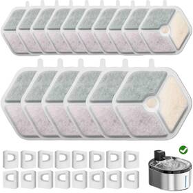 8206 Oupuses ‎ Water 16 Pack Replacement Filters And 16pack Sponges For Smartoo 152oz/4.5l Wireles 8206 Oupuses ‎ Water 16 Pack Replacement Filters And 16pack Sponges For Smartoo 152oz/4.5l Wireles