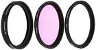 Pl-3fil46 Polaroid Optics Piece Filter Set Uv Cpl Fld
