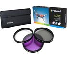 Pl-3fil82 Polaroid Optics Piece Filter Set Uv Cpl Fld 812147010121