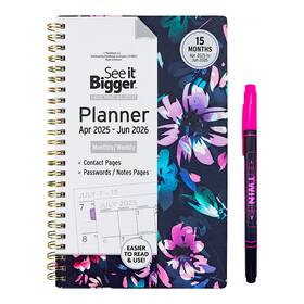 Pl4778 Planahead See It Bigger April 2025 - June 2026 Size 8.75 Inch X 5.5 0.5 Month
