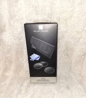Pt-dfc55 Platinum 55mm Lens Filter Kit Neutral Density Nd 0.9 Glass With Case