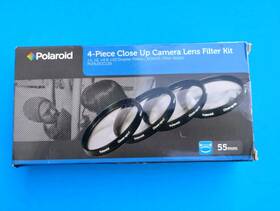 Polaroid 812147012798 New 55mm Close Up Lens Kit 1 2 4 10 With Filter Wallet