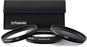 Pl3filnd37 Polaroid Optics 37mm 3-piece Filter Kit Set Uv Cpl Neutral Density Pl3filnd37 Polaroid Optics 37mm 3-piece Filter Kit Set Uv Cpl Neutral Density