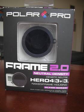 P1005 Polarpro Polar Pro Frame 2.0 Neutral Density Glass Filter For Gopro Hero 4/3 /3