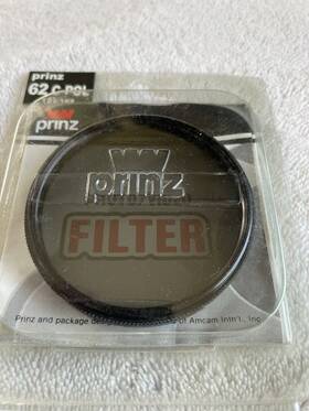 122-162 Prinz 62mm C-pol Circular Polarizer. New