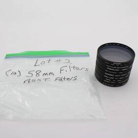 Lf01052026004 Procam Used Lot #2 10 58mm Lens Filters