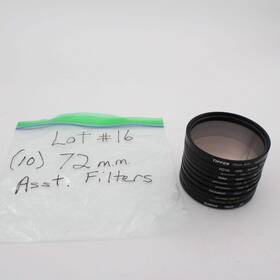 Lf01052026007 Procam Used Lot #16 10 72mm Lens Filters
